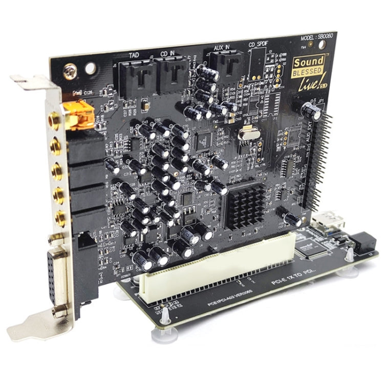 PCI-E 1X To Single PCI With baffle Riser Card Extend Adapter Add Expansion Card For PC Computer