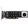 PCI-E X16 to M.2 M-key NVME X4 SSD RAID Array Expansion Adapter Support 2242/2260/2280/22110(PH44Plus) - Card Adapter by PMC TechLife | Online Shopping South Africa | PMC TechLife | Buy Now Pay Later Mobicred