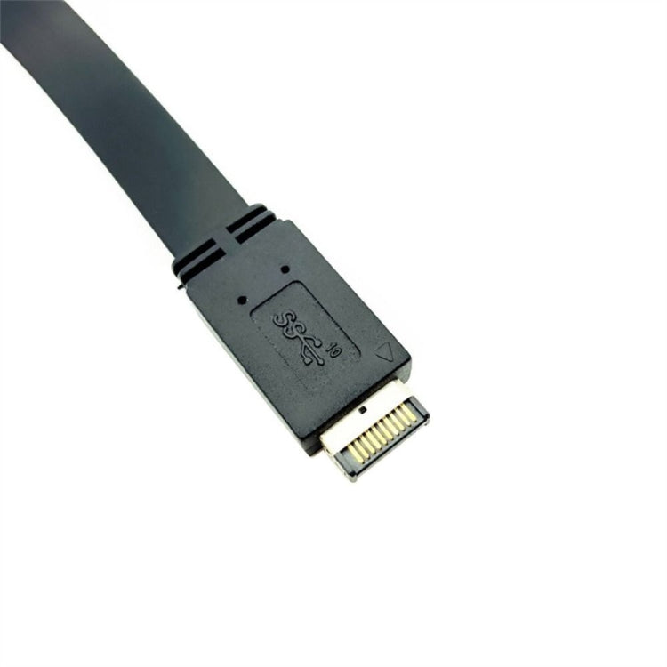 USB 3.1 Type-E To USB-C / Type-C Connector Front Panel Header 0.3m High Profile Bracket