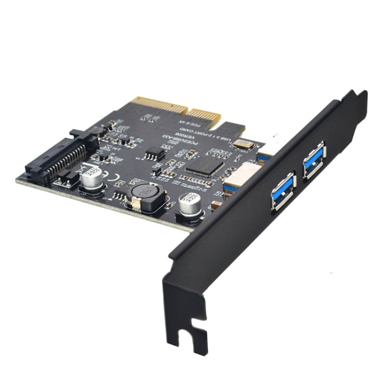 USB3.2 Expansion Card GEN2 Type-A Port ASMedia ASM3142 Transfer 10Gbps(Black)