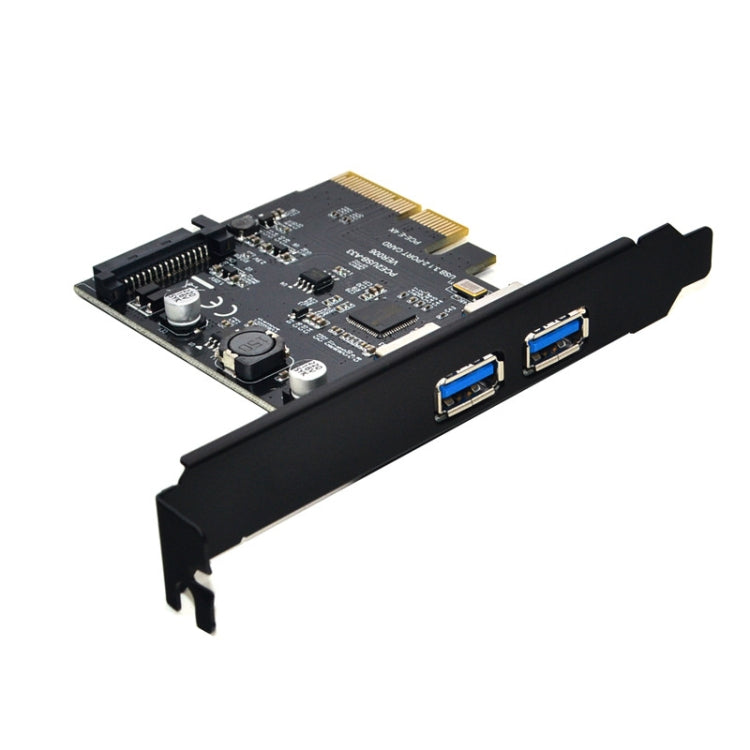 USB3.2 Expansion Card GEN2 Type-A Port ASMedia ASM3142 Transfer 10Gbps(Black)