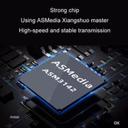 USB3.2 Expansion Card GEN2 Type-A Port ASMedia ASM3142 Transfer 10Gbps(Black)