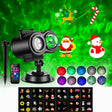 12 Cards EU Plug Not Easy To Fade Card Pattern 9W Double Cylinder Water Pattern Christmas Projection Light - Christmas Decoration Lamps by PMc TechLife | Online Shopping South Africa | PMc TechLife | Buy Now Pay Later Mobicred