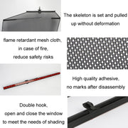 Automobile Automatic Lift Glass Window Sunshade, Specification: 1 Pair Rear Window