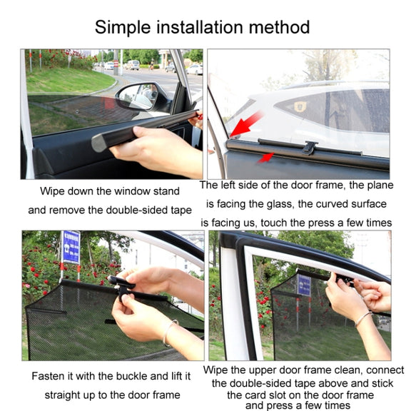 Automobile Automatic Lift Glass Window Sunshade, Specification: Rear Left Window