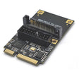 Mini PCI-E To USB3.2 GEN1 Front 19Pin 2 Ports Transfer Card Supports Half High SATA - Add-on Cards by PMC TechLife | Online Shopping South Africa | PMC TechLife | Buy Now Pay Later Mobicred