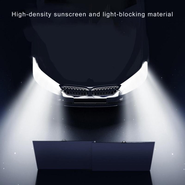 70-135cm+ 4 Mesh Side Curtain Car Front Windshield Retractable Sun Protection Sunshade Curtain