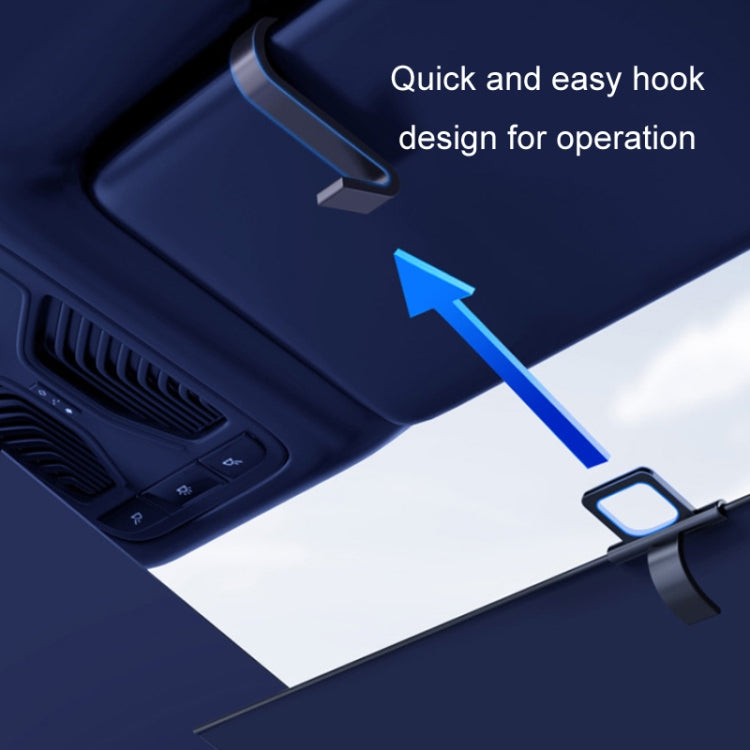 70-135cm+ 4 Mesh Side Curtain Car Front Windshield Retractable Sun Protection Sunshade Curtain