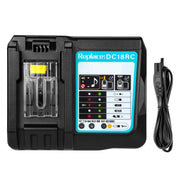 For Makit DC18RA / DC18RC 14.4V-18V Cordless Power Tool Battery Charger(US Plug)