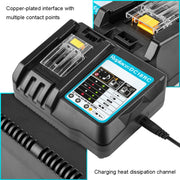 For Makit DC18RA / DC18RC 14.4V-18V Cordless Power Tool Battery Charger(EU Plug)