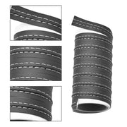 8m Car Center Console Interior Modification Leather Gap Strip(Black Beige)