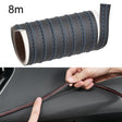 8m Car Center Console Interior Modification Leather Gap Strip(Black Blue) - Car Interior Mouldings by PMC TechLife | Online Shopping South Africa | PMC TechLife | Buy Now Pay Later Mobicred