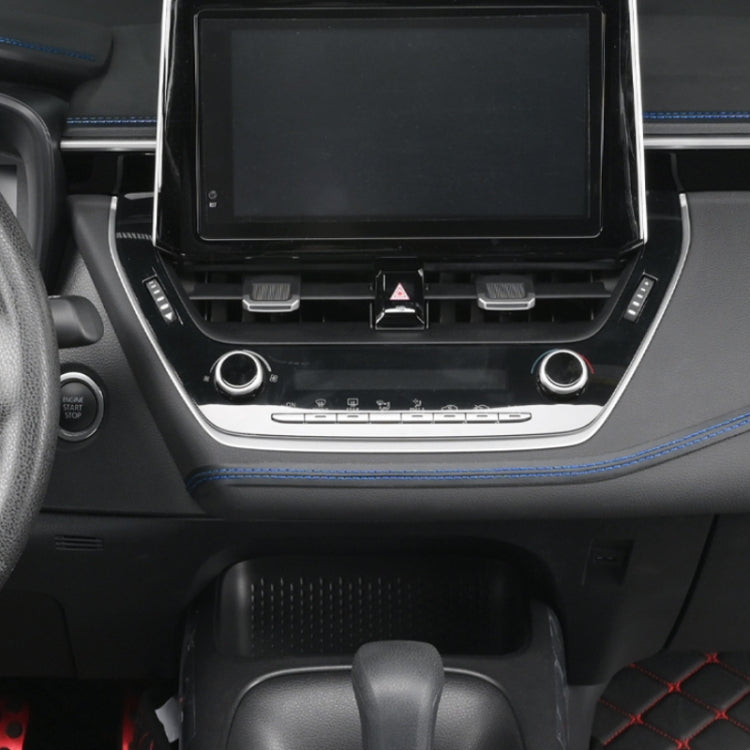 8m Car Center Console Interior Modification Leather Gap Strip(Black Red)