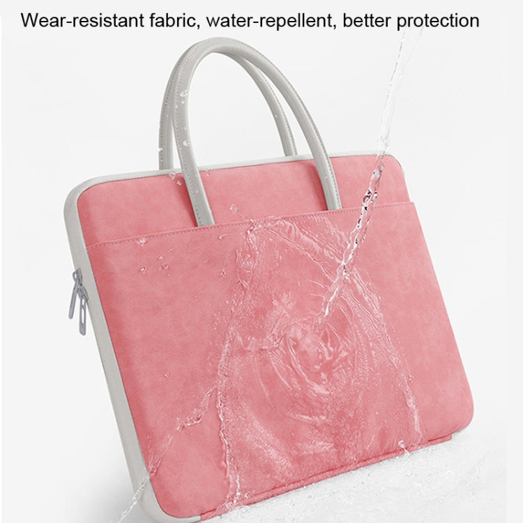 BUBM 14 Inch Full Open Laptop Bag(Pink)