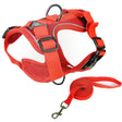 Pet Vest Harness + Traction Rope Set Reflective Breathable Dog Cat Harness, Size: L(Red) - Leashes & Chest Strap by PMC TechLife | Online Shopping South Africa | PMC TechLife | Buy Now Pay Later Mobicred