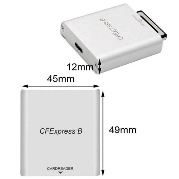10G High Speed USB3.2 Z6/Z7 1DX3 Wiring CFEXPRESS Card Reader With A-C Line