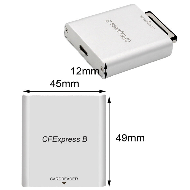 10G High Speed USB3.2 Z6/Z7 1DX3 Wiring CFEXPRESS Card Reader With A-C Line
