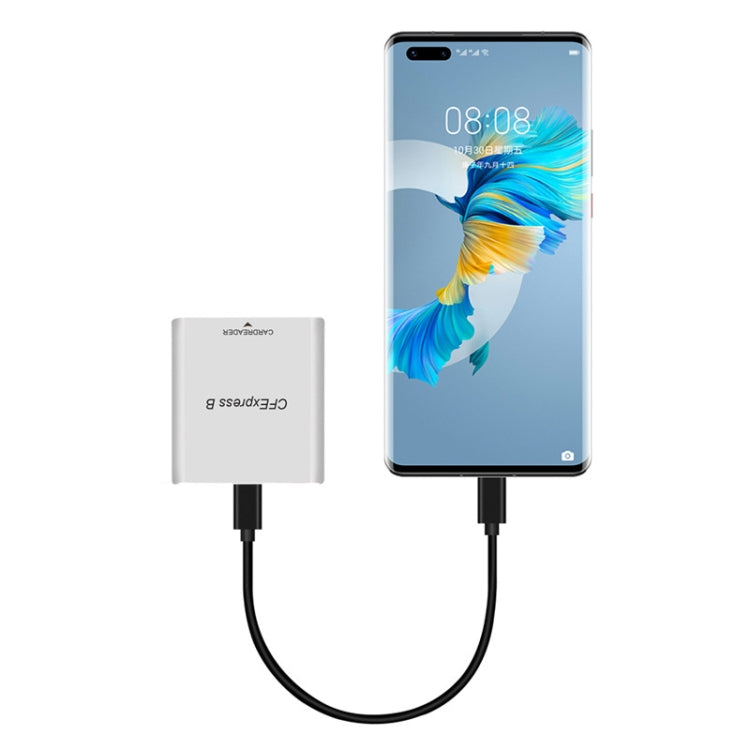 10G High Speed USB3.2 Z6/Z7 1DX3 Wiring CFEXPRESS Card Reader With C-C Line