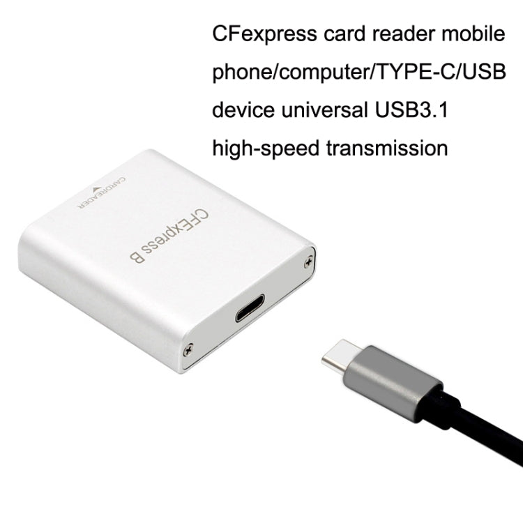 10G High Speed USB3.2 Z6/Z7 1DX3 Wiring CFEXPRESS Card Reader With Double Line