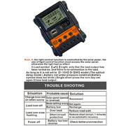 Dual DC Current 12V/24V Solar Controller LCD PWM Photovoltaic Power Generation Controller(20A)