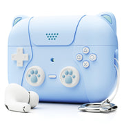 For AirPods 3 Earphone Silicone Protective Case Cat Claw Cover(Light Blue)