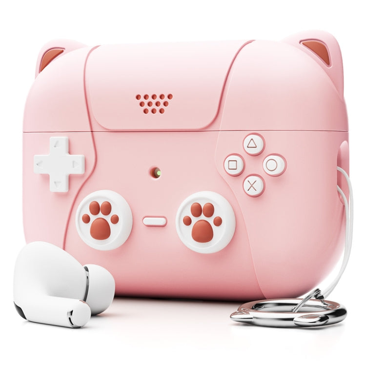 For AirPods 3 Earphone Silicone Protective Case Cat Claw Cover(Light Pink)