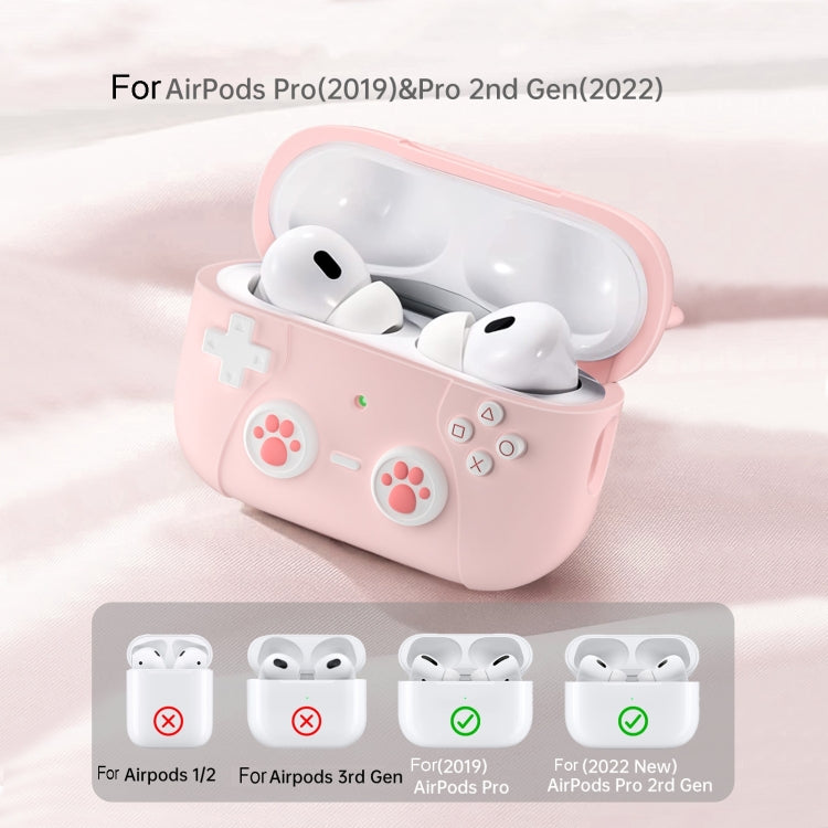 For AirPods 3 Earphone Silicone Protective Case Cat Claw Cover(Dark Gray)
