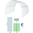Garden Arch Greenhouse Hoops Rustproof Steel Tunnel Hoop Frame Plant Support, Speci: M  4 Rods 12 Arches - Plant Support & Care by PMC TechLife | Online Shopping South Africa | PMC TechLife