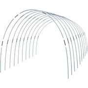 Garden Arch Greenhouse Hoops Rustproof Steel Tunnel Hoop Frame Plant Support, Speci: M  4 Rods 12 Arches