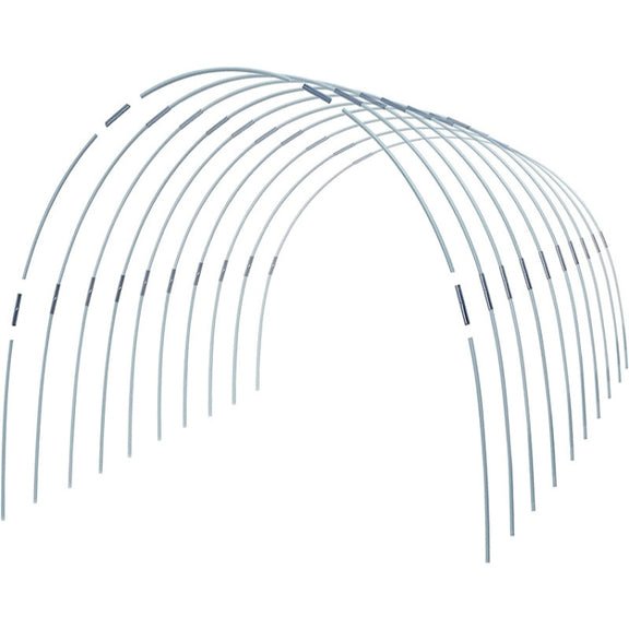 Garden Arch Greenhouse Hoops Rustproof Steel Tunnel Hoop Frame Plant Support, Speci: M  4 Rods 12 Arches