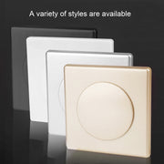Square Air Conditioning Hole Decoration Cover Wall Hole Plug, Style: 9cm Gold