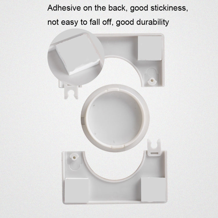 Square Air Conditioning Hole Decoration Cover Wall Hole Plug, Style: 9cm Gold