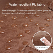 Water-resistant Travel Suit Storage Bag Large-capacity Hand-held Crossbody Luggage Bag(Brown)