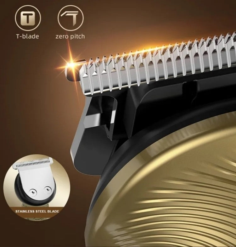 6 In 1 Men Multi-Functional Clipper Metal Body Hair Cutting(Bronze)
