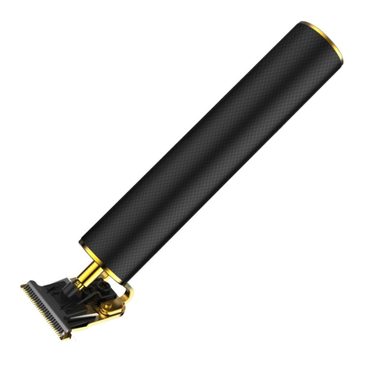 Hollow T-shape Ceramic Cutter Head USB Charging Engraving Electric Hair Clipper, Color: Gold