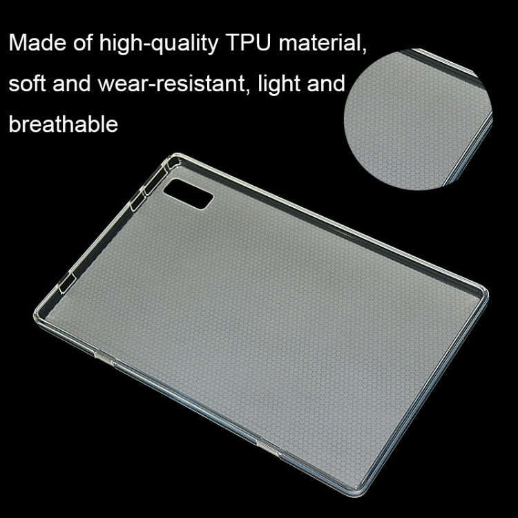 For Blackview Tab 15 / Tab 15 Pro Black Lightweight Matte Tablet Protective Cover Anti-Drop Silicone Case
