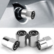 3sets/12pcs For KIA KN Car Tire Valve Core Decorative Metal Cap(Silver) - free shipping - PMC TechLife - Order now!
