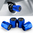 3sets/12pcs For KIA KN Car Tire Valve Core Decorative Metal Cap(Blue) - Tire Valve Caps by PMC TechLife | Online Shopping South Africa | PMC TechLife | Buy Now Pay Later Mobicred