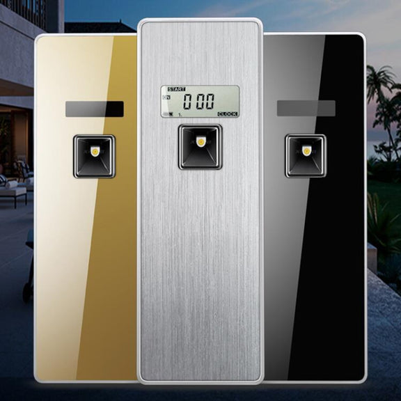 Anti-Corrosion Stainless Steel Panel LCD Digital Display Intelligent Automatic Fragrance Sprayer(Titanium Gold)