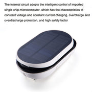 Outdoor Portable Solar Oxygen Pump Aquarium Flip Cover Solar Oxygen Pump(Black)