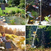 5V/2.5W Solar Direct Drive Aeration Pump Battery Free Solar Drive Oxygen Pump DC Fish Pond Aerator