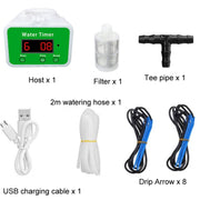 Household Intelligent Drip Irrigation Automatic Watering Timing Machine, Specification: Water 8 Potted Plants