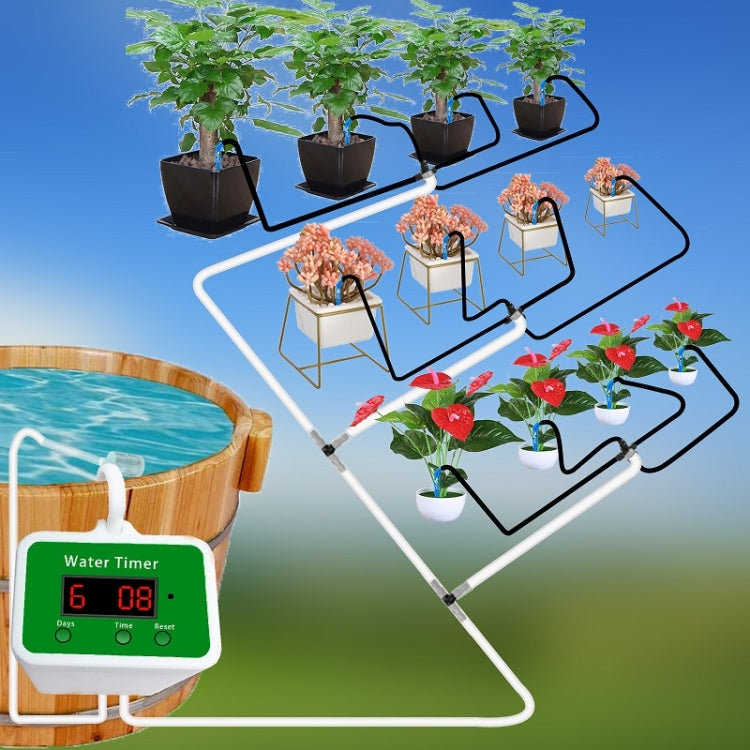 Household Intelligent Drip Irrigation Automatic Watering Timing Machine, Specification: Water 8 Potted Plants