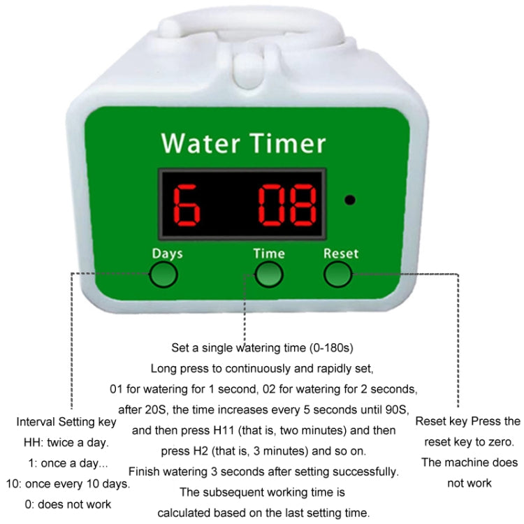 Household Intelligent Drip Irrigation Automatic Watering Timing Machine, Specification: Water 6 Potted Plants