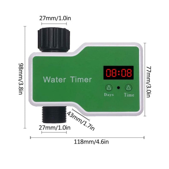 Irrigation System Intelligent Controller Automatic Timed Watering Device, Specification: 10m 10sets Ground Plug Dual-use Suit