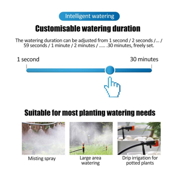 Irrigation System Intelligent Controller Automatic Timed Watering Device, Specification: 10m 10sets Hanging Spray Sprinklers