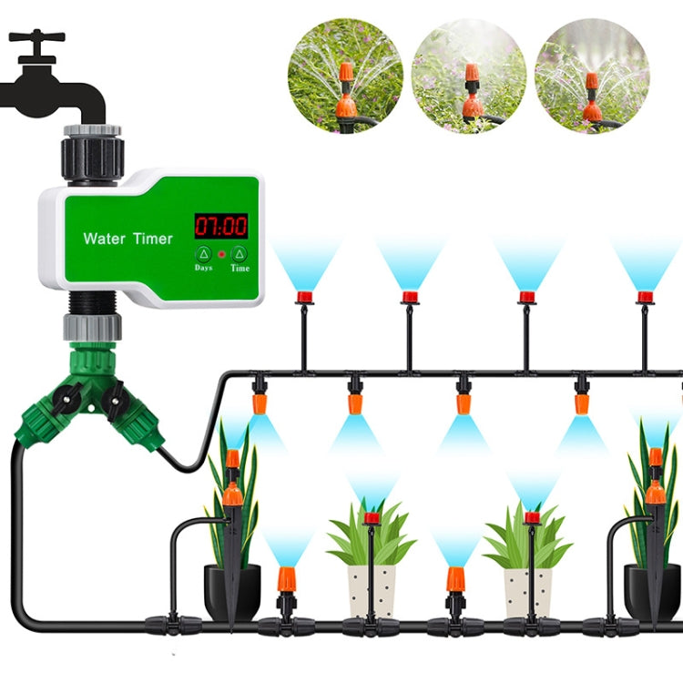 Irrigation System Intelligent Controller Automatic Timed Watering Device, Specification: 10m 10sets Hanging Spray Sprinklers