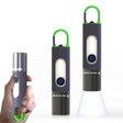 XHP50  Lamp Bead Super Bright LED Flashlight Telescopic Zoom Waterproof Torch With Lampshade - LED Flashlight by PMC TechLife | Online Shopping South Africa | PMC TechLife