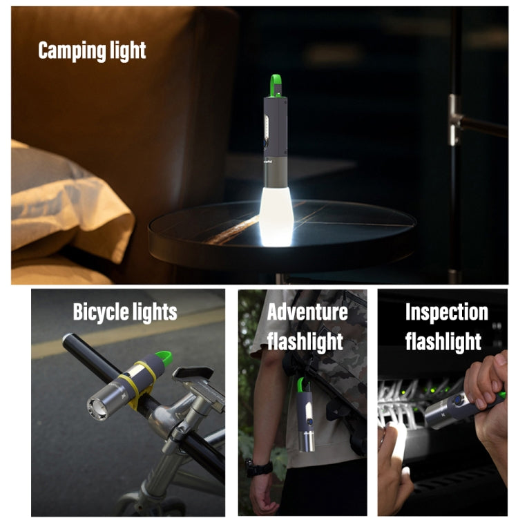 XHP50  Lamp Bead Super Bright LED Flashlight Telescopic Zoom Water-resistant Torch With Lampshade