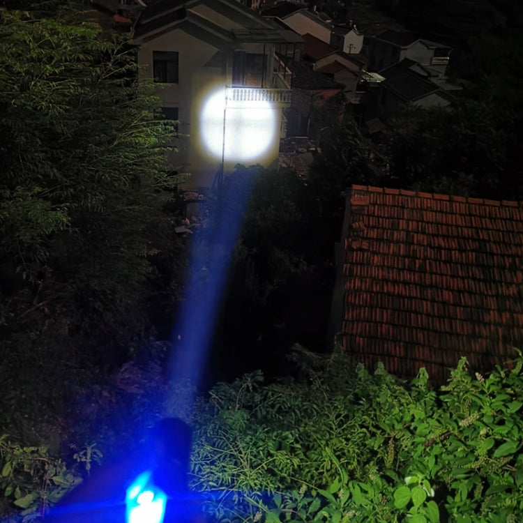 XHP50  Lamp Bead Super Bright LED Flashlight Telescopic Zoom Water-resistant Torch With Lampshade